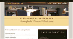 Desktop Screenshot of de-gastronoom.be